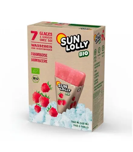 Glace a l'eau Sunlolly FRAMBOISES