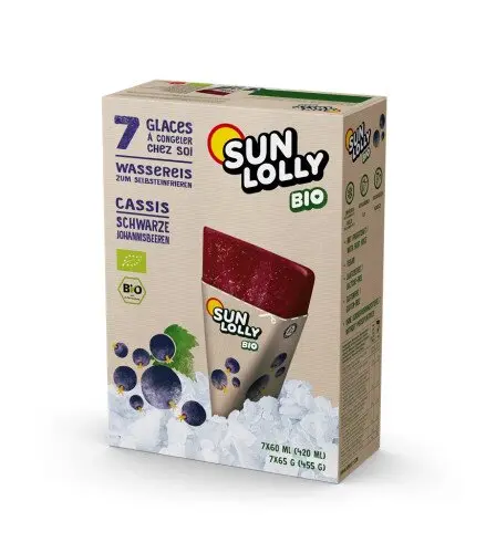 Glace a l'eau Sunlolly CASSIS 