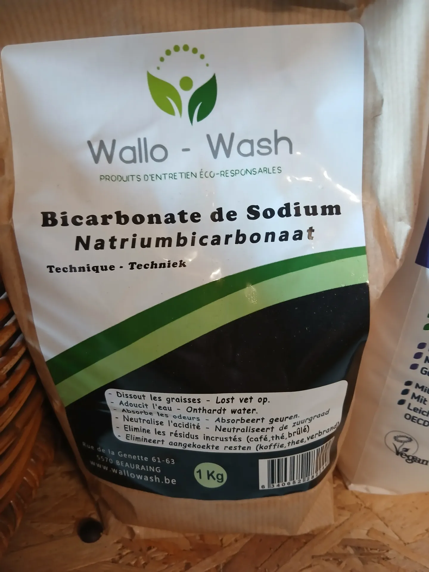 Bicarbonate de sodium Wallo wash