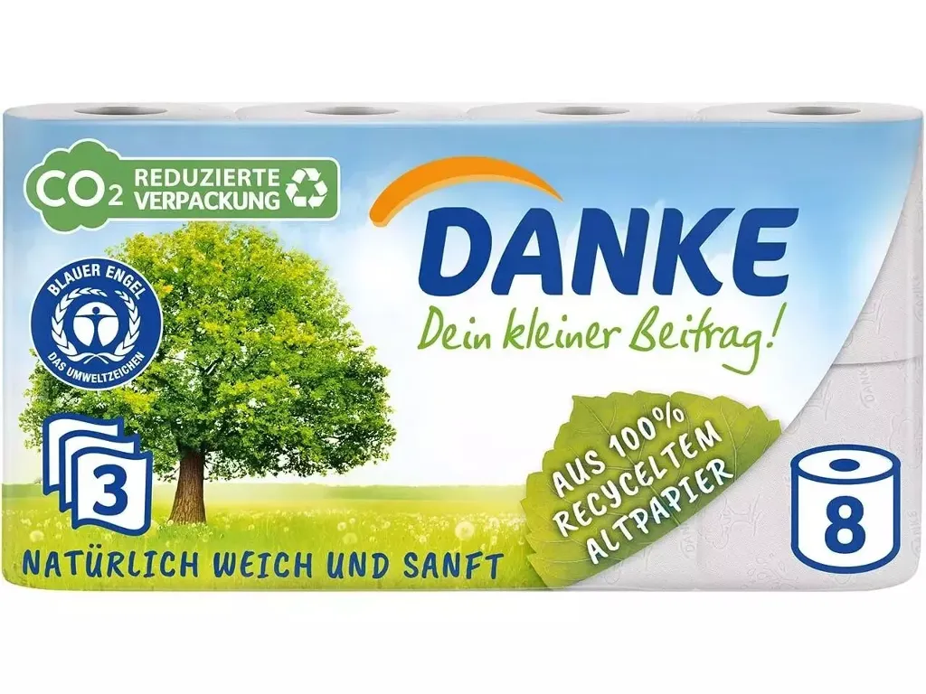 Papier toilette Danke