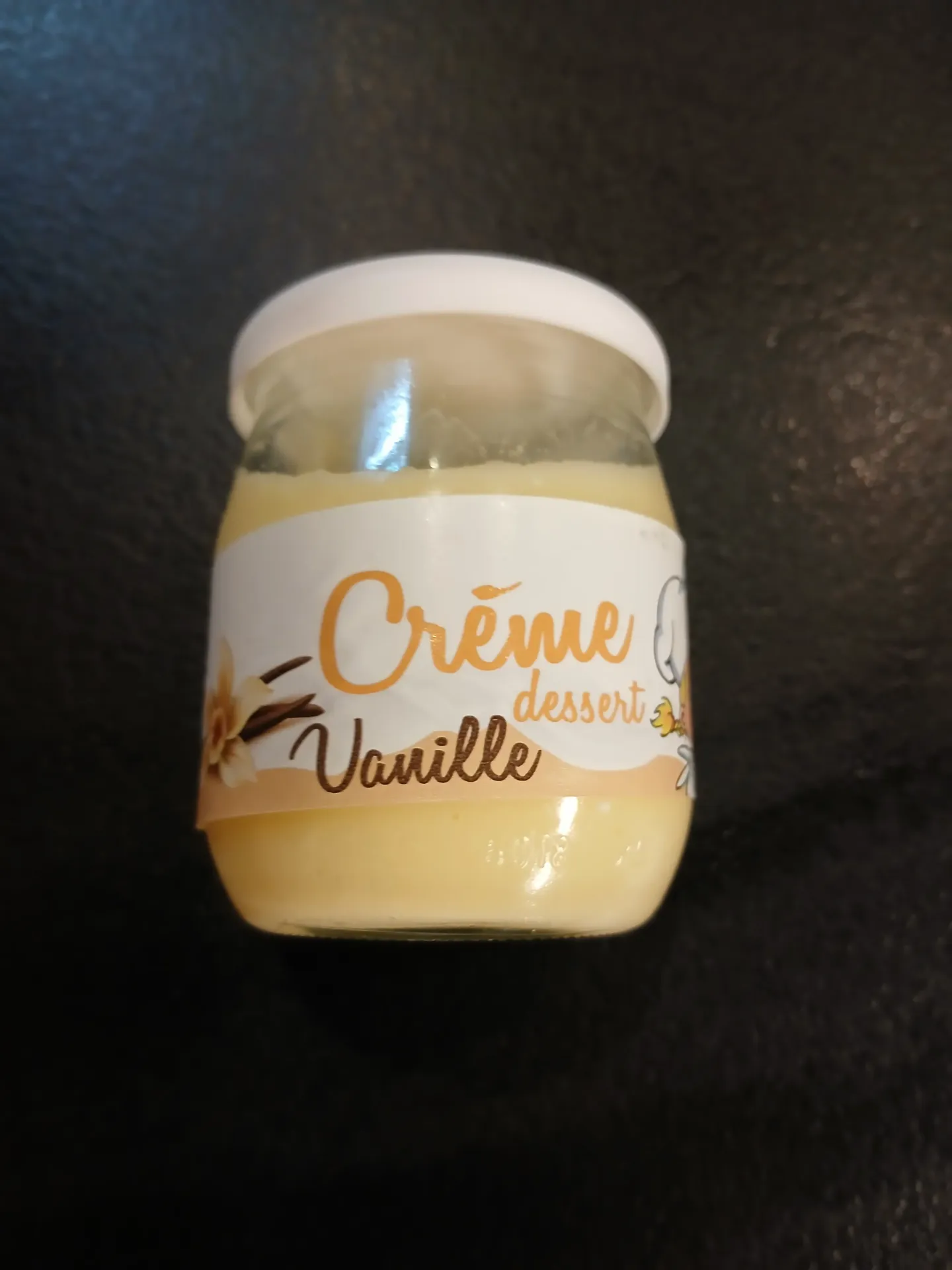 Crème vanille  Ferme de la Bourgade