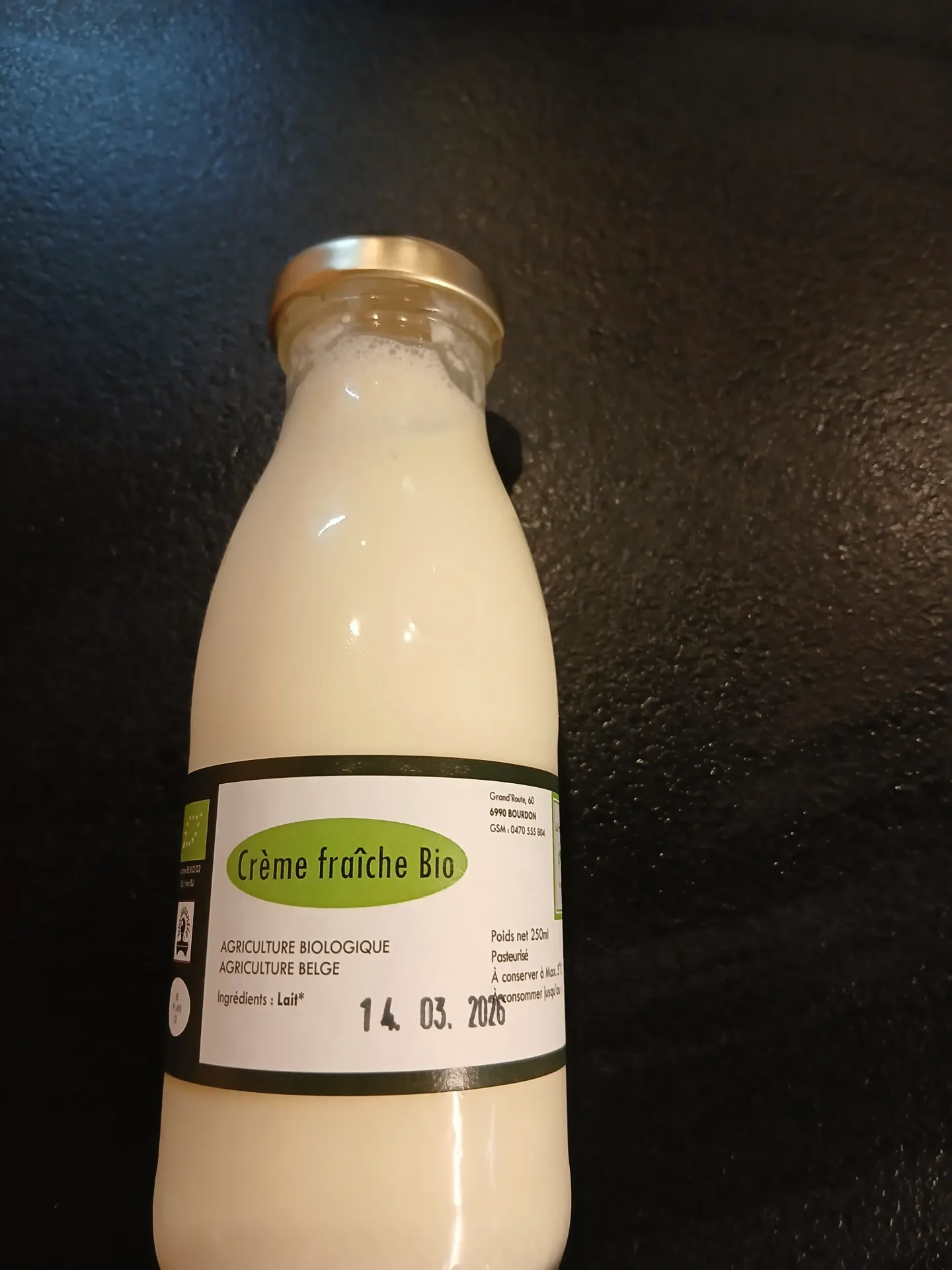 Crème lait de vache Ferme Renaud (250ml)