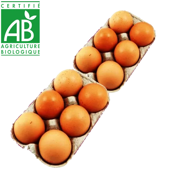 Oeufs - Ferme La vache sans tache (12 pièces) 